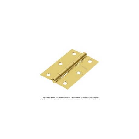BISAGRA ACE. LATONADO 2-1/2'' X 1-5/8'' HERMEX 43195