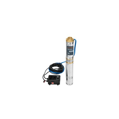 Bomba sumergible para pozo profundo, 1 HP, agua limpia
