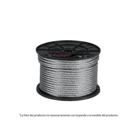 CABLE ACERO 3/16  7X19 HILOS 75 MT FIERO 44212