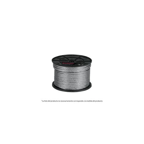 CABLE ACERO 3/16  7X19 HILOS 75 MT FIERO 44212