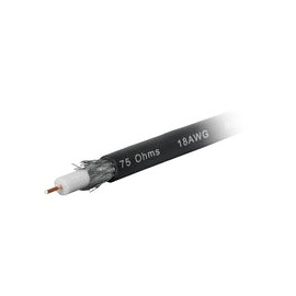 CABLE COAXIAL RG6 ROLLO 300 MT VOLTECH 45030