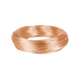 Cable cobre desnudo calibre 12 AWG, 100 m