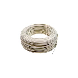 CABLE TELEFONICO DE HILOS PRECIO POR METRO COLOR MARFIL CV09