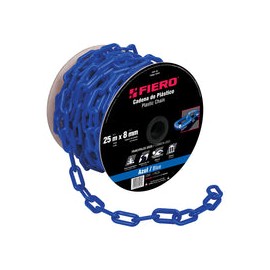 CADENA PLASTICA 8 MM X 25 MT AZUL FIERO 44183