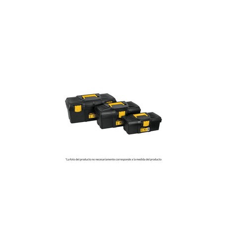 CAJA HERRAMIENTA BROCHE AMARILLO 16' PRETUL 20532