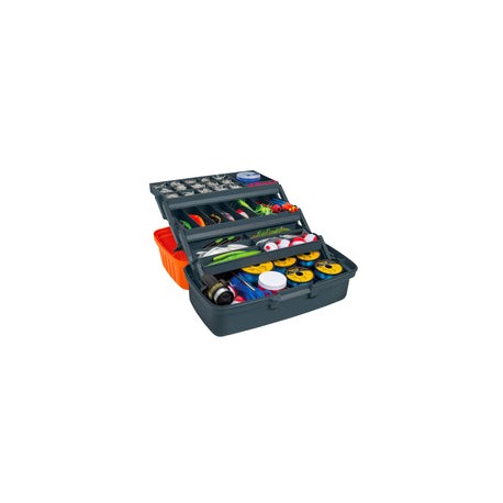 CAJA PESCA 16  BASE NARANJA TRUPER 10539