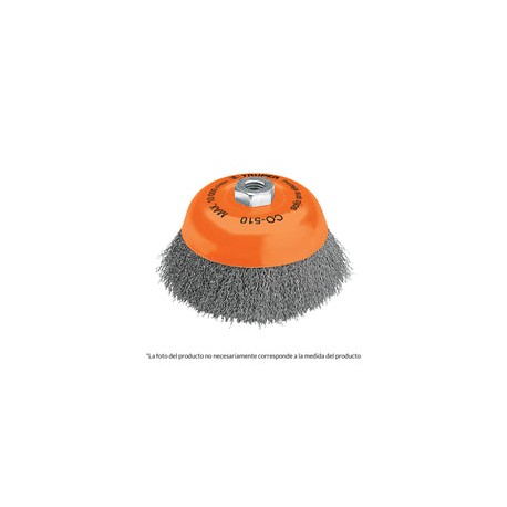 CARDA COPA LISA 4'' X 14 MM TRUPER 11532