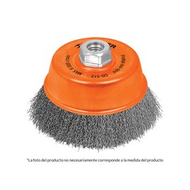 CARDA COPA LISA 5'' X 14MM TRUPER 11538