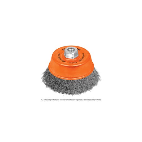 CARDA COPA LISA 5'' X 14MM TRUPER 11538