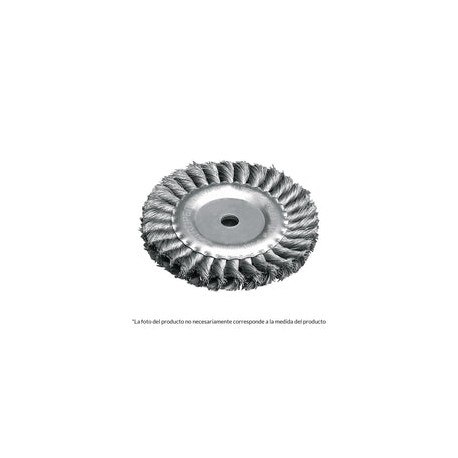 CARDA ESMERIL TRENZADA 6'' X 5/8'' GRUESA TRUPER 11599