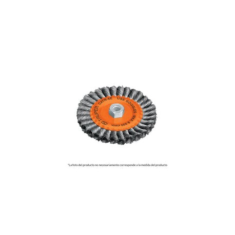 CARDA ESMERILADORA TRENZADA 8'' X 5/8'' TRUPER 17528