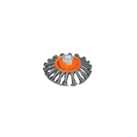 CARDA ESMERILADORA TRENZADA T. PLATO 4'' STD TRUPER 14190