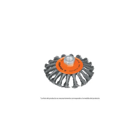 CARDA ESMERILADORA TRENZADA T. PLATO 5'' STD TRUPER 14191