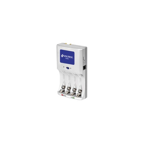 CARGADOR DE PILAS AA Y AAA ESTANDAR VOLTECH 47222