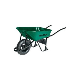 CARRETILLA VERDE 5 FT REFORZADA ANGOSTA TRUPER 11761