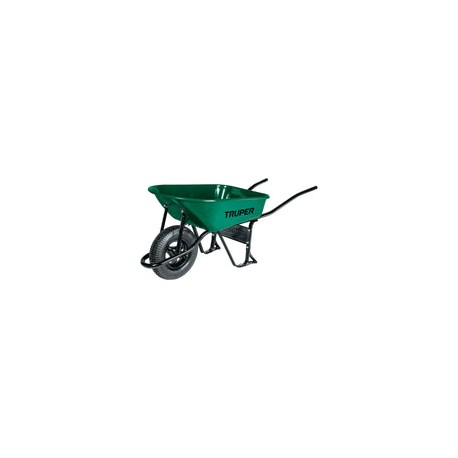 CARRETILLA VERDE 5 FT REFORZADA ANGOSTA TRUPER 11761