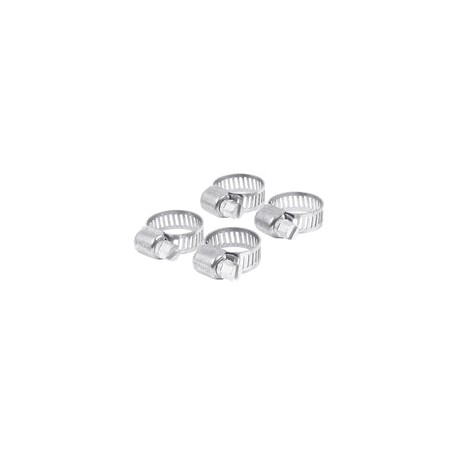 Abrazadera mini-4 de acero inoxidable, blister con 4 pzas