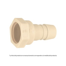 ADAPTADOR HEMBRA FIJO PP INSERCION 1/2'' FOSET 48580
