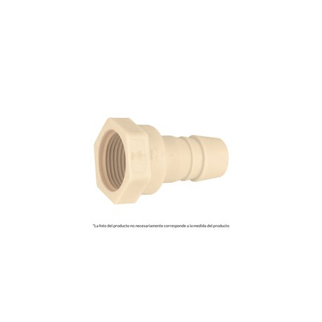 ADAPTADOR HEMBRA FIJO PP INSERCION 1/2'' FOSET 48580