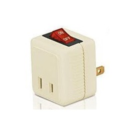 ADAPTADOR POLARIZADO C/ INTERRUPTOR  AD-IN