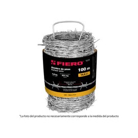ALAMBRE DE PUAS CAL. 15 300 MT FIERO 44887