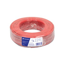 CABLE PARA BOCINA BICOLOR 22 AWG VOLTECH 46264