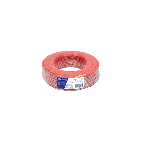 CABLE PARA BOCINA BICOLOR 22 AWG VOLTECH 46264