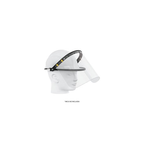 Adaptador de protector facial para casco