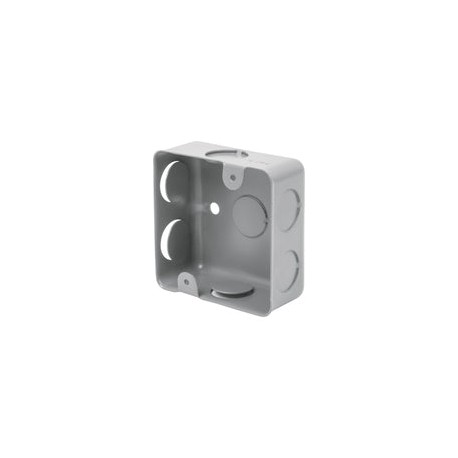 CAJA CUADRADA 3'' X 3'' ACERO ECONOMICA VOLTECH 45008