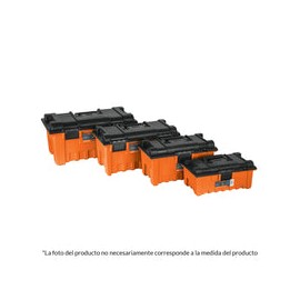 CAJA HERRAMIENTA PLAST. 16'' NARANJA TRUPER 19790